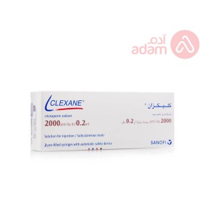 CLEXANE 20MG 2 SYRINGE