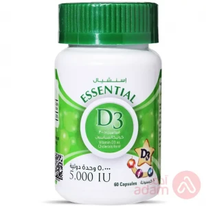 Essential D3 5000 Iu | 60Capsule