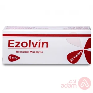 Ezolvin Mucolytic 8Mg | 20Tab