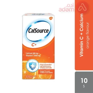 Calsource Ca-C 1000 mg | 10 Effervescent tabs