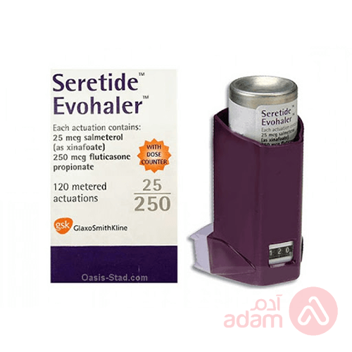 Seretide Evohaler 25 250 Mcg | 120 Dose