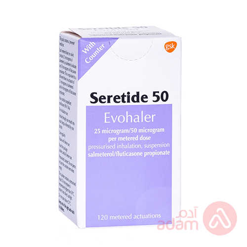 Seretide Evohaler 25 50 Mcg | 120 Dose