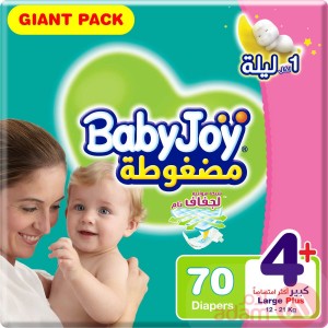 Baby Joygiant Diapers No 4+ | 70 Diapers
