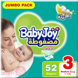 Baby Joy Jumbo Medium No 3 | 52 Diapers