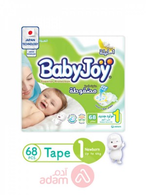 Baby Joy Jumbo New Born No 1 | 68 Diapers