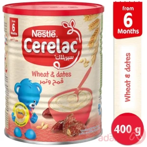 Cerelac Infant Cereals With Iron + Wheat & Dates Baby Food | 400G