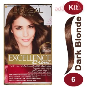 Loreal Excellence Creme 6 Dark Blond | 72Ml