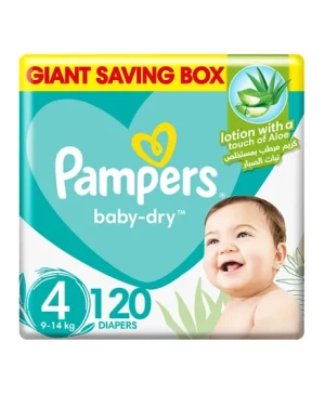 PAMPERS NO 4 (8-14 KG) MEGABOX | 120PCS