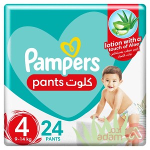 Pampers Pants No 4 (9-14 Kg) Carry Pack | 24Pcs