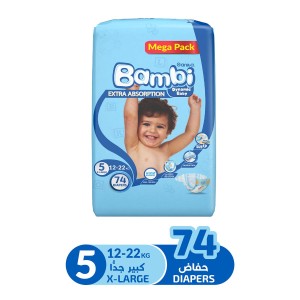 SANITA BAMBI NO 5 X-LARGE MEGA | 74PCS