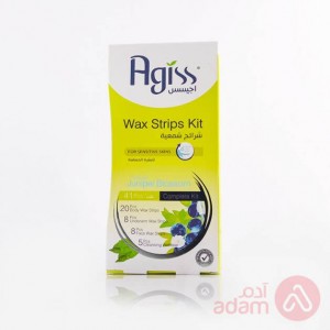 Agiss Body Wax Strips Kit For Sensitive Skin 41 Pieces