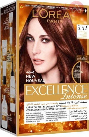 Loreal Excellence Creme 5.52 Light Mahogany Brown | 48Ml