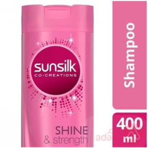 Sunsilk Shampoo Shine Strenght 400Ml*2 Off(Pink)