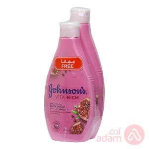 Johnson Body Wash Pomegranate Flower Extract 400Ml+250Ml