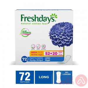 Freshdays Long Scented Pantyliners | 72Pcs