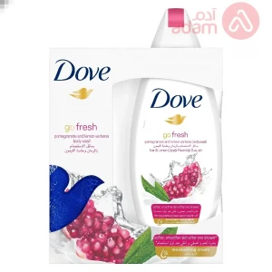 Dove Body Wash Go Fresh Pomegranate | 250Ml+Loofah