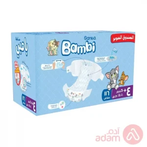 Sanita Bambi No 4+ Large Box | 116Pcs