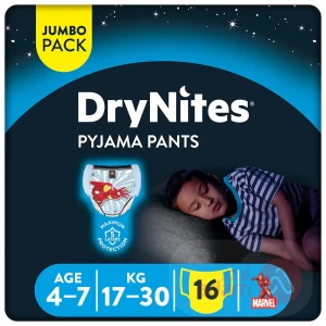 Drynites | 4-7 |Year Boy | 16X4Pcs