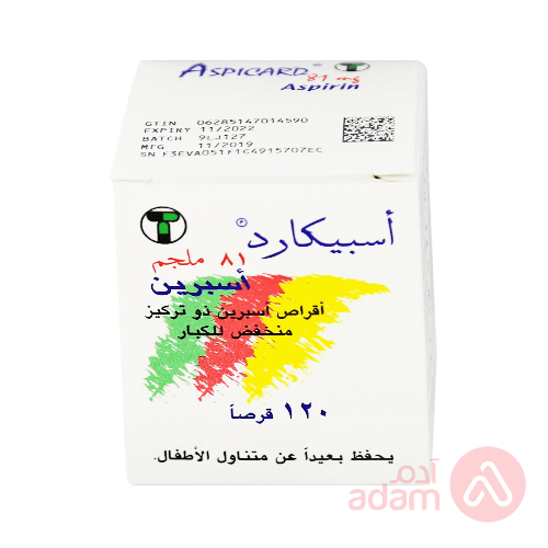 Aspicard 81Mg | 120Tab