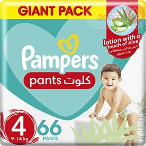 PAMPERS PANTS NO 4 (9-14 KG) GIANT PACK | 66PCS