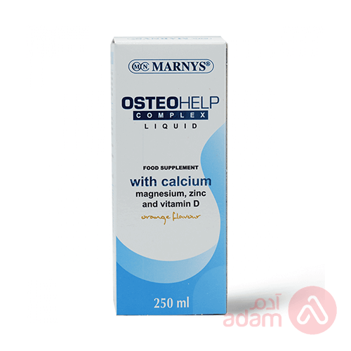 Marnys Osteohelp Liquid Orange Flavour | 250Ml