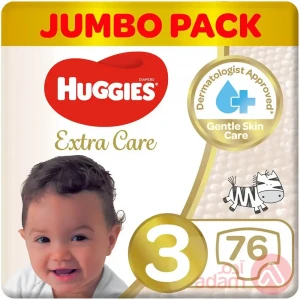 Huggies Extra Care No.3 (4-9) | 76Pcs