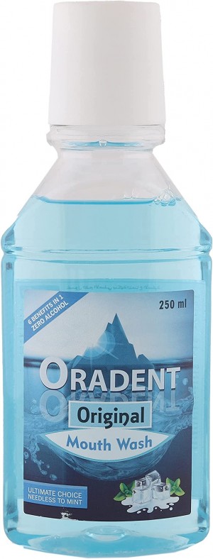 ORADENT TOTAL ZERO MOUTH WASH FRESH MINT | 300 ML