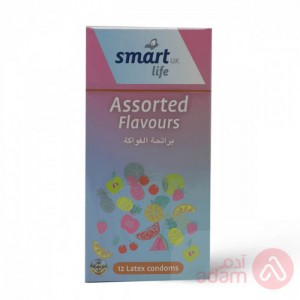 Smart Condoms Assorted Flavours | 12Pcs