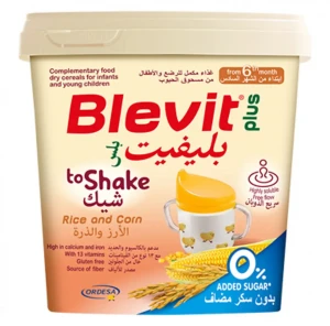 BLEVIT PLUS TO SHAKE RICE AND CORN | 250GM