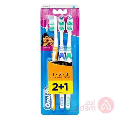 Oral-B Tb Classic 40 Medium 3Pcs