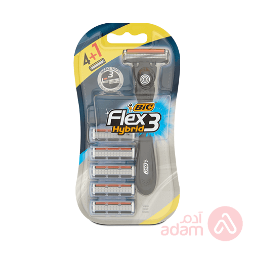 Bic Flex3 Hybrid Razor | 4+1 Blades