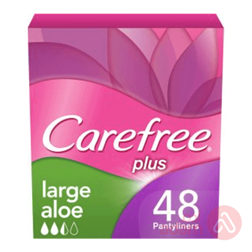 Carefree Pantyliners Large Aloe | 48Pcs