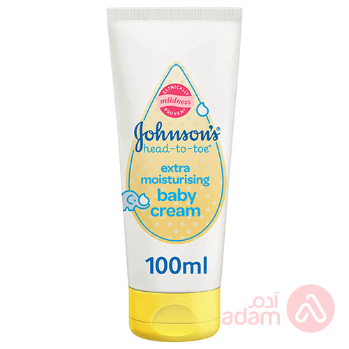 Johnson Baby Cream Head To Toe Extra Moisturising | 100Ml