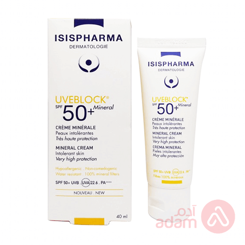 Isis Pharma Uvb 50+ Mineral Cream V Hi Protective|40Ml