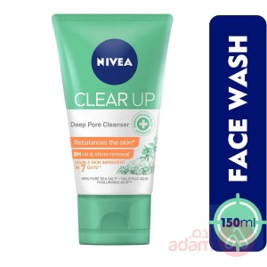 Nivea Clear Up Deep Pore Cleanser 150Ml