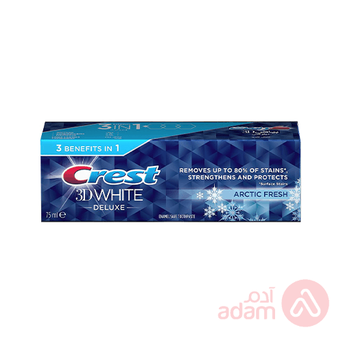 Crest Toothpaste 3D White Deluxe Arctic Fresh | 75Ml