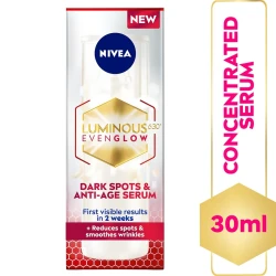 NIVEA LUMINOUS 360  SPOTS &AGE SERUM30ML