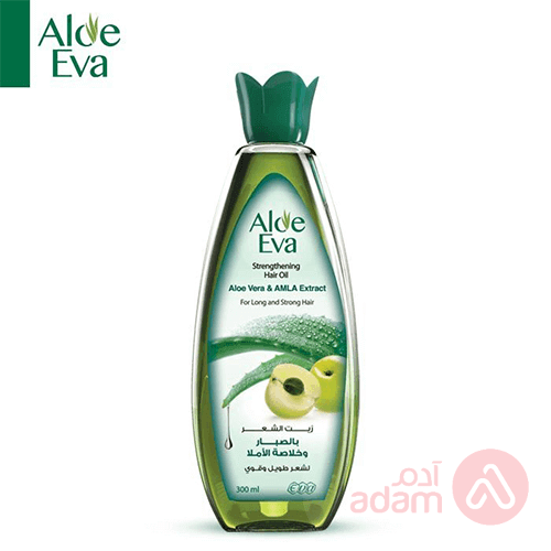 Eva Aoe Eva Strengthening Hair Oil Aloe Vera & Amla Extracts | 300Ml