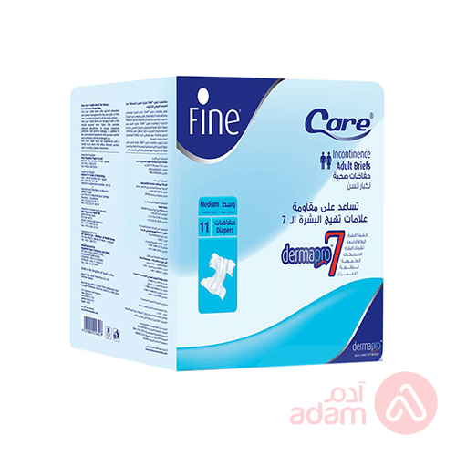 Fine Care Adlt Diaper Med | 11Pcs