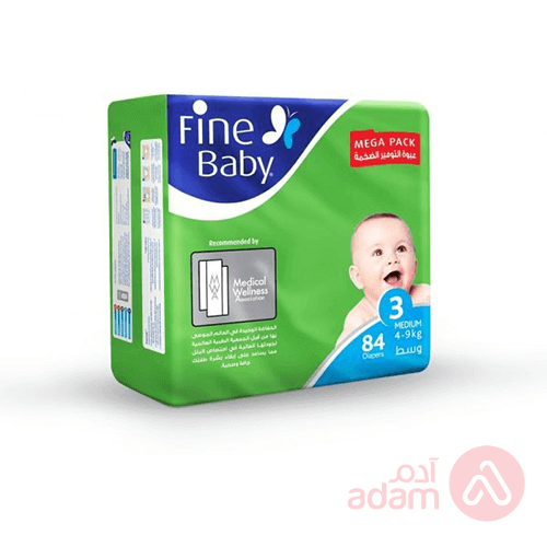 Fine Babygreen No 3 Mega Medium | 84Pcs