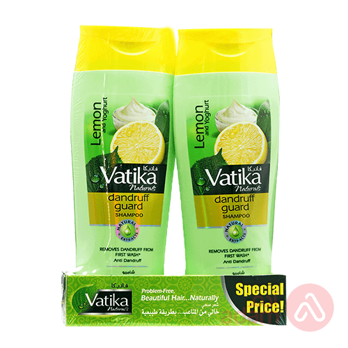 Vatika Shampoo Dandruffguard Twin Pack | 400Ml