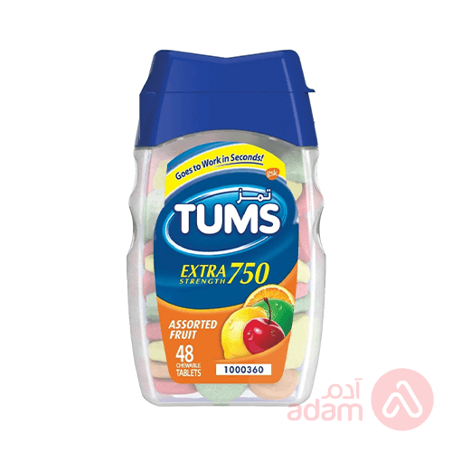 Tums Extra Strenghth 750Mg | 48Tab