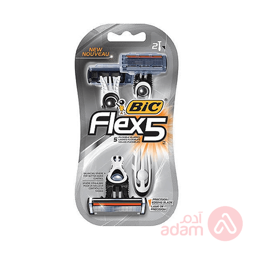 Bic Flex 5 Razor | 2Pcs