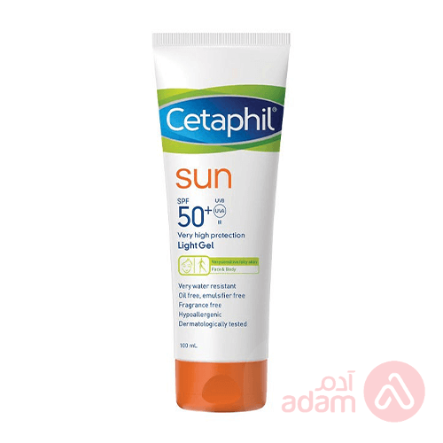 Cetaphil Sun Screen Spf+50 Light Gel | 100Ml