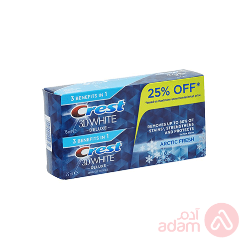 Crest 3D White Deluxe Arctic Fresh | 75Ml 25% Offer