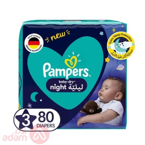 Pampers Night No 3 (7-11Kg) 80Pcs