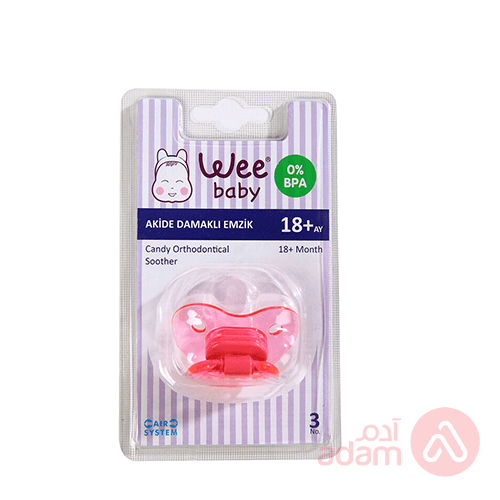 Wee Baby Silicone Activate Pacifier Anatomic | No 3 Blister