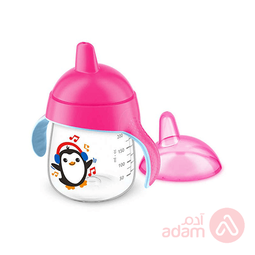 Avent Cup With Hand Bite Resistant +12M Pink | 260Ml Scf 753 07