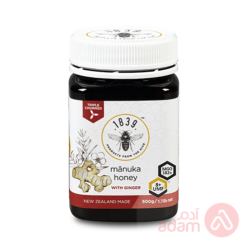 Manuka Honey With Ginger Umf 8+ (Mgo182+) 1839 | 500G