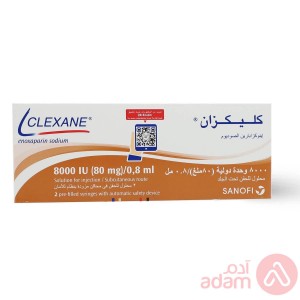 Clexane 80Mg 0.8Ml | 2 Prefilled Syringes